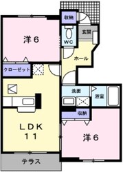 パールハイツ2の物件間取画像